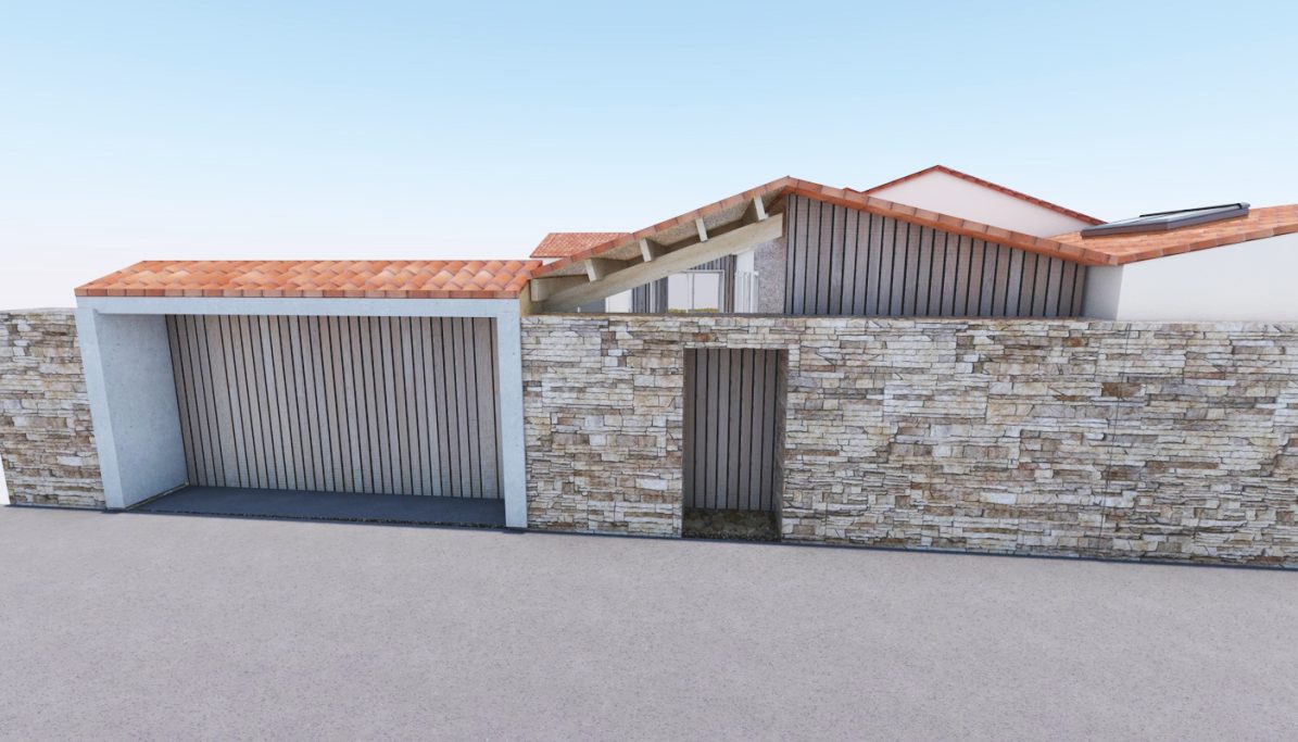 RENO EXTENSION La Chaume Les Sables Renovation Extension et réagencement complexe pour cette maison dans la rue la plus étroite de la Chaume