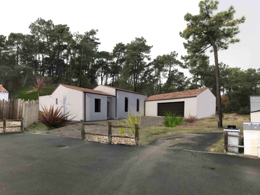 MAISON TRADITIONNELLE Permis de construire pour cette belle maison Traditionnelle construite en lisière de foret domaniale à Saint Jean de Monts